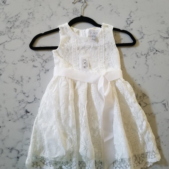 NWT Children's Place Lace Dress - Size 4 - Picture 3 of 5